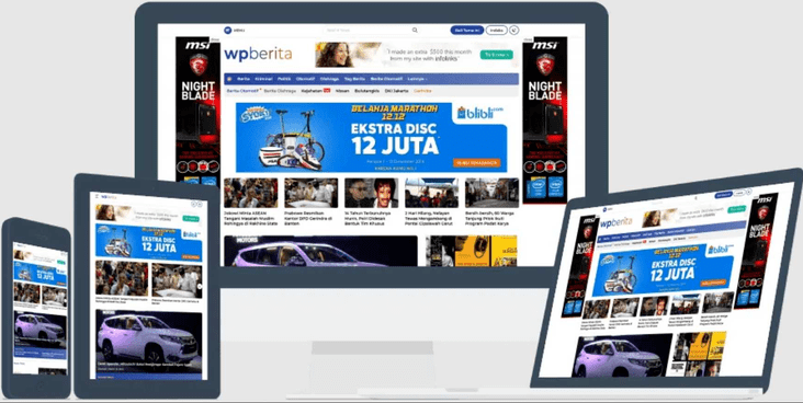 Template Wordpress Berita Mirip Detik Com Premium