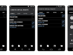 Cara Menggunakan Proyektor Christie Virtual Remote Di Hp Android