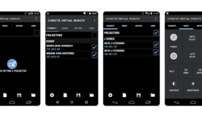 Cara Menggunakan Proyektor Christie Virtual Remote Di Hp Android