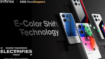 Infinix Memperkenalkan Teknologi E-Color Shift: Punggung Hp Dengan Bintik Warna Yang Bisa Diubah