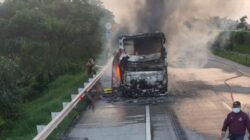 Bus Pahala Kencana Terbakar Di Tol Jombang, 34 Penumpang Selamat Tanpa Korban